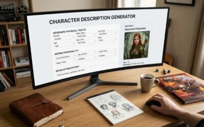 Character description generator: Craft unique personas