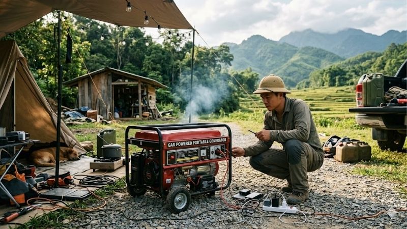 gas-powered-portable-generator