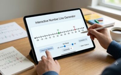 Number line generator: Easily create custom math visuals