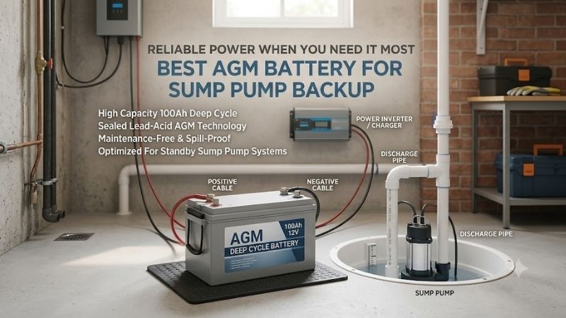 How to Choose the Right Best Agm Battery For Sump Pump Backup