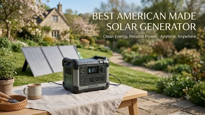 How to Choose the Right Best American Made Solar Generator