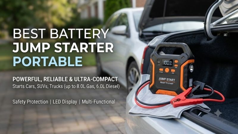 How to Choose the Best Battery Jump Starter Portable