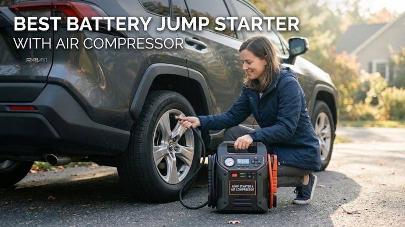 How to Choose the Right Battery Jump Starter with Compressor