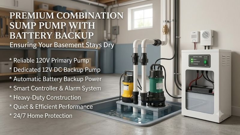 How to Choose the Right Best Combination Sump Pump With Battery Backup