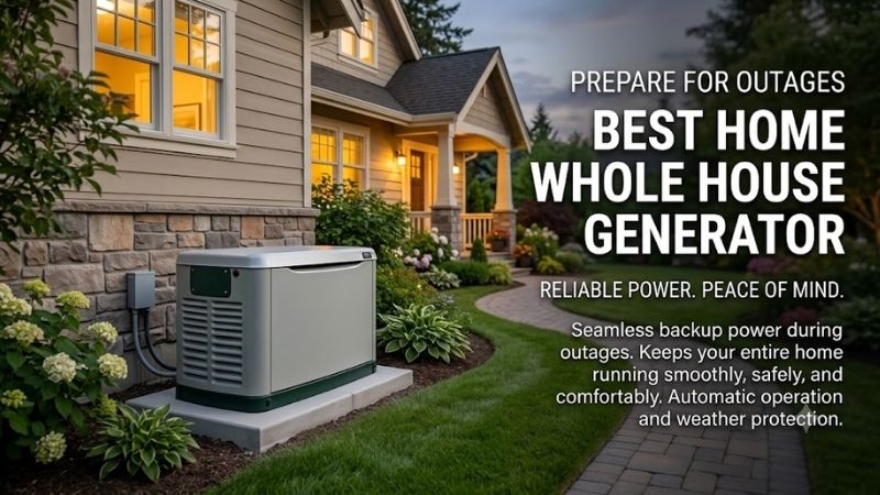 How to Choose the Right Best Home Whole House Generator