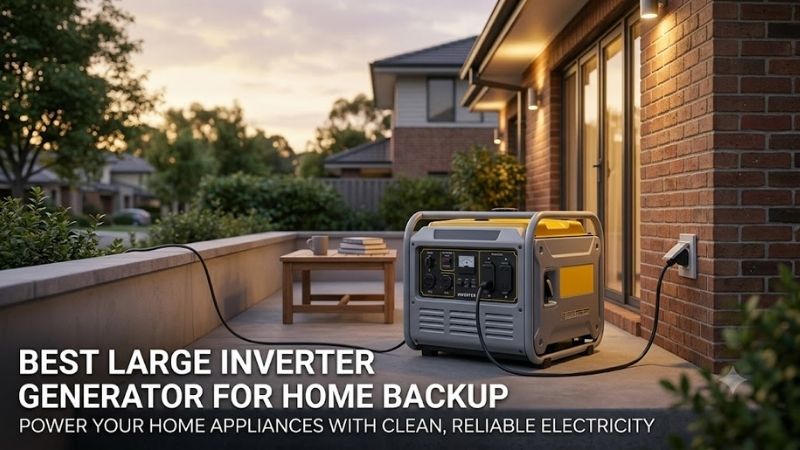 How to Choose the Right Best Large Inverter Generator For Home Backup