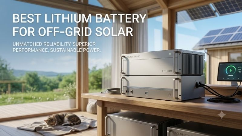 How to Choose the Best Lithium Battery For Off-grid Solar