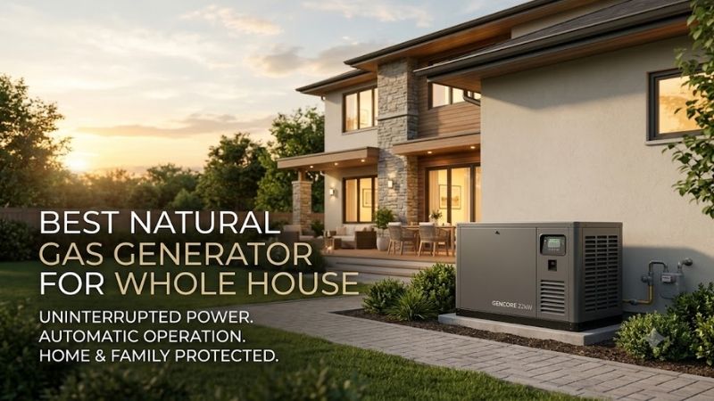 How to Choose the Right Best Natural Gas Generator For Whole House