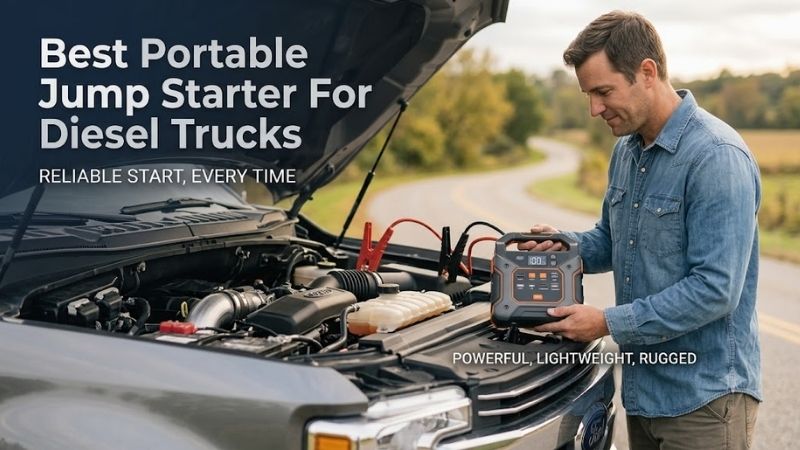 How to Choose the Best Portable Jump Starter For Diesel Trucks