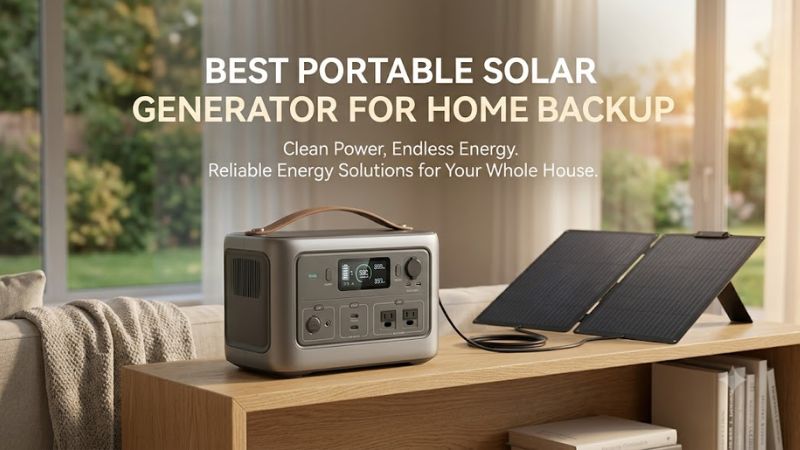 How to Choose the Best Portable Solar Generator For Home Backup