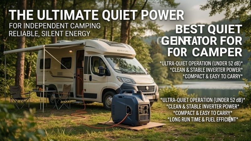 How to Choose the Right Best Quiet Generator For Camper