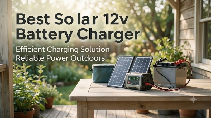 How to Choose the Right Best Solar 12v Battery Charger