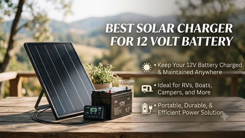 How to Choose the Right Best Solar Charger For 12 Volt Battery
