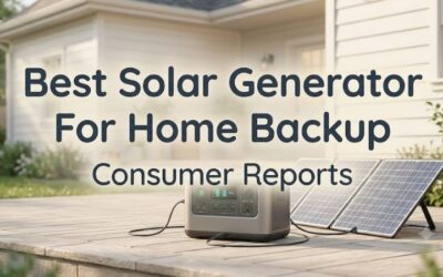 Best Solar Generator For Home Backup Consumer Reports Guide