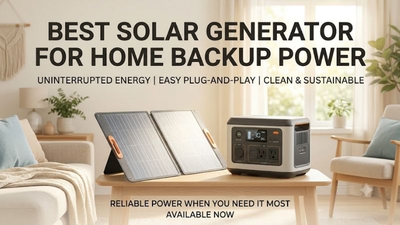 How to Choose the Right Best Solar Generator For Home Backup Power