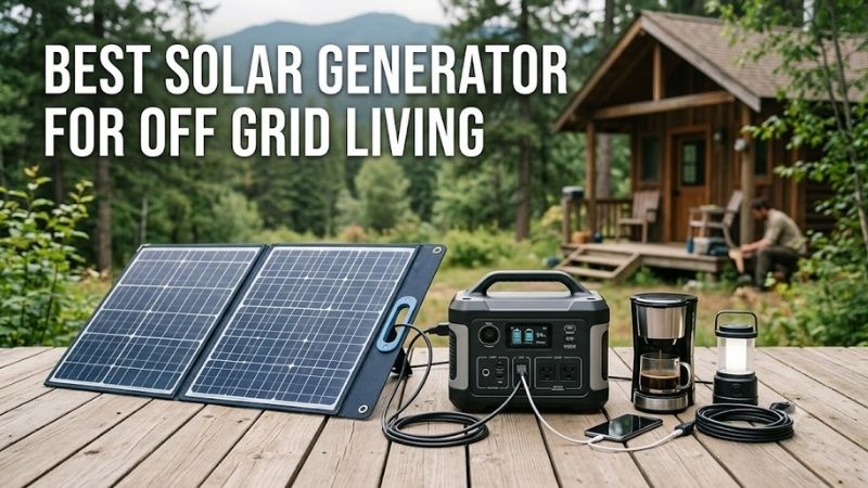 How to Choose the Right Best Solar Generator For Off Grid Living