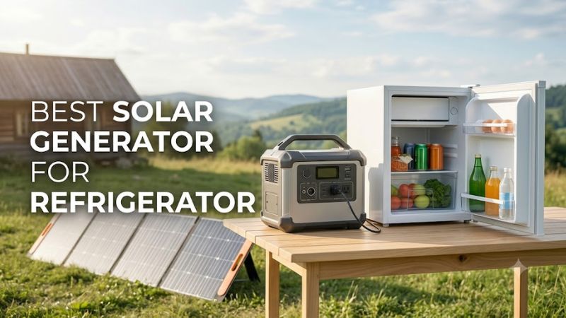 How to Choose the Right Best Solar Generator For Refrigerator