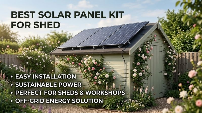 How to Choose the Right Best Solar Panel Kit For Shed