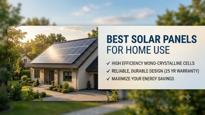 How to Choose the Right Best Solar Panels For Home Use