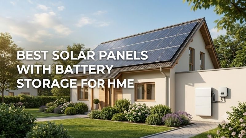 How to Choose the Right Best Solar Panels With Battery Storage For Home