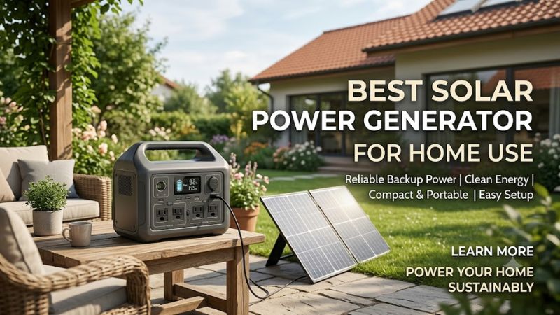 How to Choose the Right Best Solar Power Generator For Home Use
