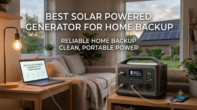 How to Choose the Best Solar Powered Generator For Home Backup