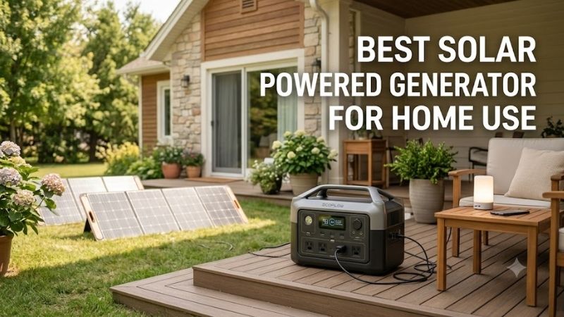 How to Choose the Right Best Solar Powered Generator For Home Use