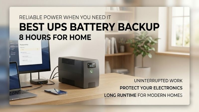 How to Choose the Right Best Ups Battery Backup 8 Hours For Home