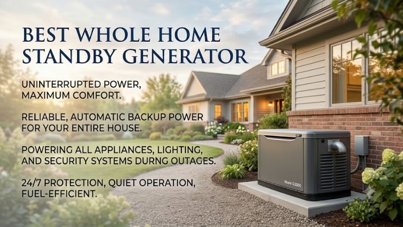 How to Choose the Right Best Whole Home Standby Generator