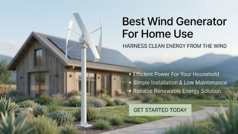 How to Choose the Right Best Wind Generator For Home Use