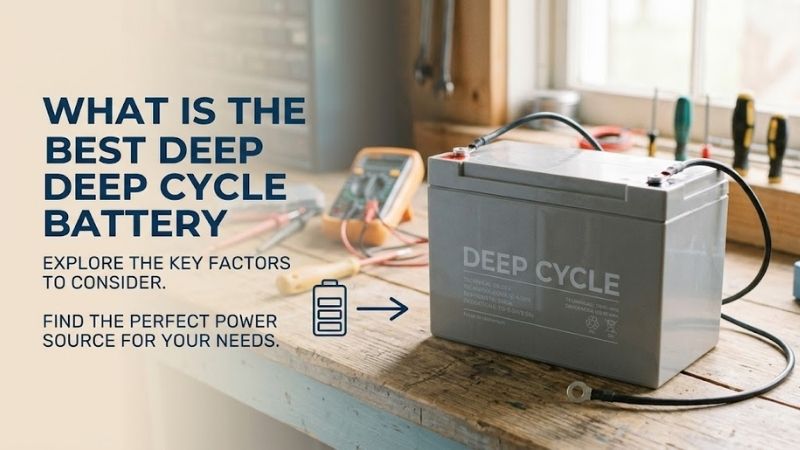 How to Choose the Right Deep Cycle Battery