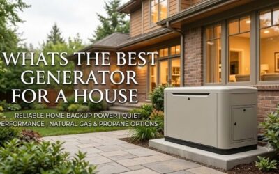Whats The Best Generator For A House: Top 2026 Home Backup